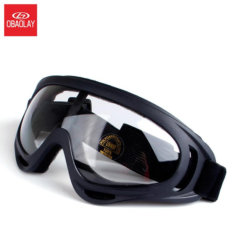 

Windproof and sandproof goggles, cycling goggles, electric motorcycle dustproof goggles, men s and women s ski goggles, outdoor off-road protective Black Frame-Transparent s