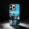 Anime G-Gorillaz Phone Case For iPhone 17,16,15,14,13,12,11 Plus,Pro Max,XS,Colored silver phone case