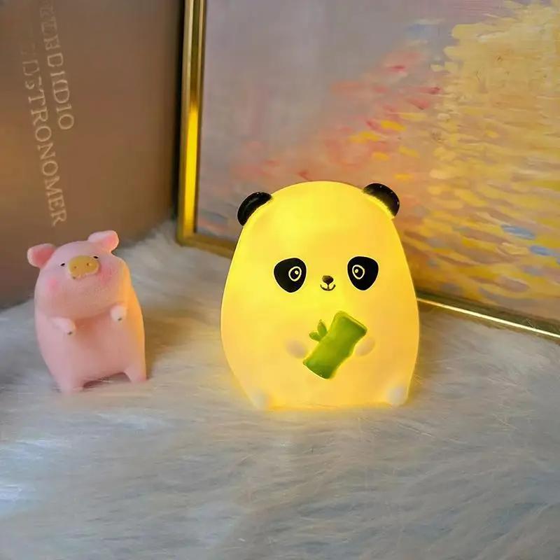 Kawaii Kanin Nattlampa Kreativa Lampor Dekoration Sovrum Säng Skrivbordslampa