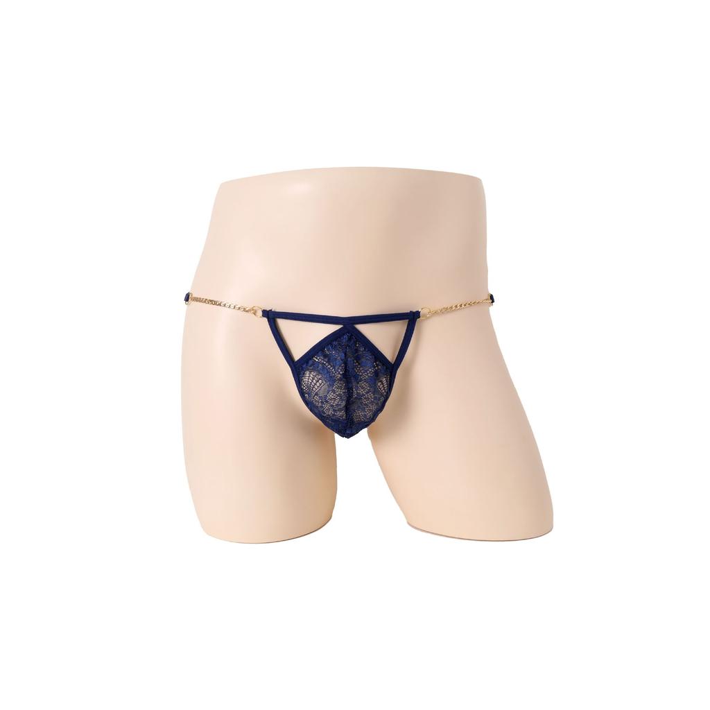Men's Sex Thong, Sexy Lace See-through Panties, Briefs, Free-to-take Adult Panties Hollow T-shaped Pants