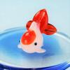 Fourcart Cute Handmade Glass Crafts [Bubble Goldfish Small] x 6-Piece Set