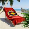 Fcsb steaua Telo da Spiaggia Stampato, Asciugamano Grande Morbido Asciugatura Rapida per Spiaggia Campeggio Nuoto