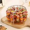 Heat-Resistant Air Fryer Skewer Stand Non-Stick Skewers Rack Oven BBQ Rack  Party Grilling