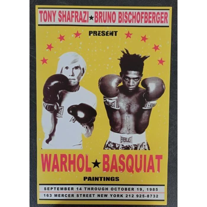 

WARHOL BASQUAT Paintings 1985 Affiche Format 60x40cm Retirage