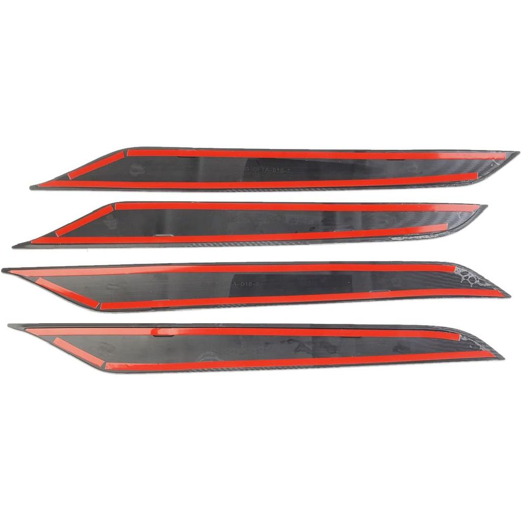 Carbon Fiber Door Panel Trim Cover For 2021-2024 Chevy Tahoe Suburban