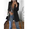 Fashion Casual Suit Polo Neck Slim Fit Cardigan Temperament Women's  Coat Spring and Autumn