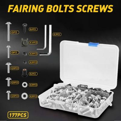 Komplettes Verkleidungsschrauben-Kit Passend für Kawasaki Ninja ZX6R 7R ZX9R ZX12R ZX14