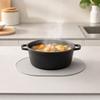 Silicone Placemats with Raised Edges, Non-Slip Reusable Kids Placemats, Waterproof Heat Resistant Dinning Table Mat