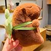 Capybara Turtle Plush Toy Cute Backpack Keychain Pendant Stuffed Animal Super Soft Doll Hanging Pendant