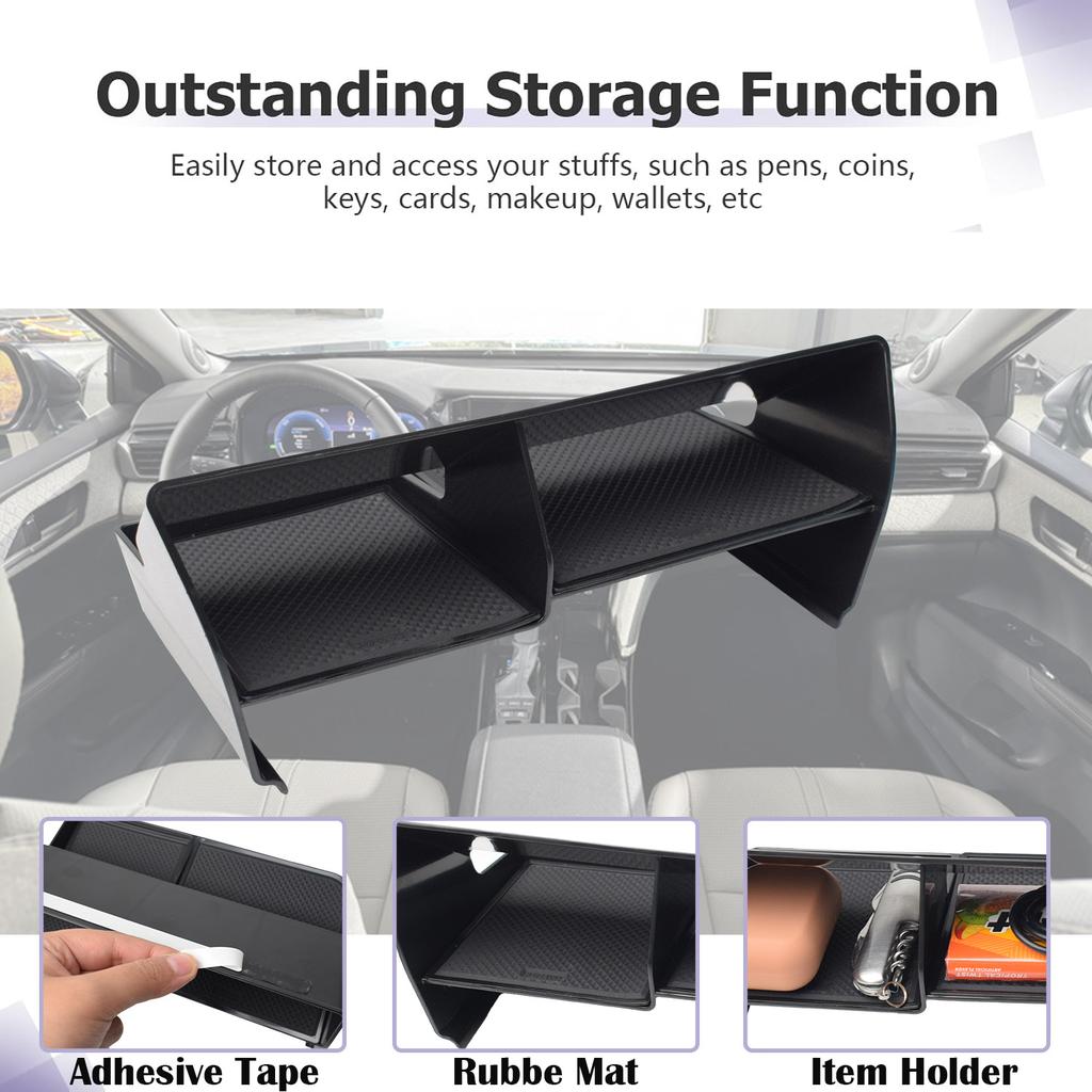 For 2025 Toyota Camry (XSE/XLE/SE/LE) Center Console Organizer Tray Car Storage Accessories Middle Console Interior Organizer