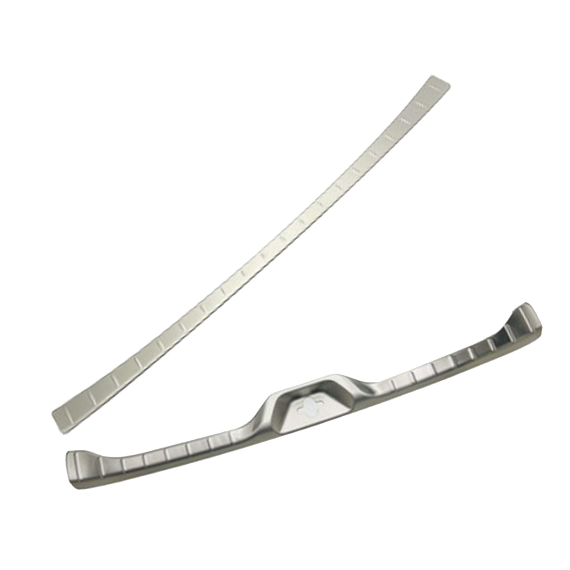 

Unimbi 90 Series Luggage Scuff Plate Rear Bumper Step Stainless Compatible from January 2022 Voxy/Noah & Guard, Steel, 2-Piece Set, (Silver)