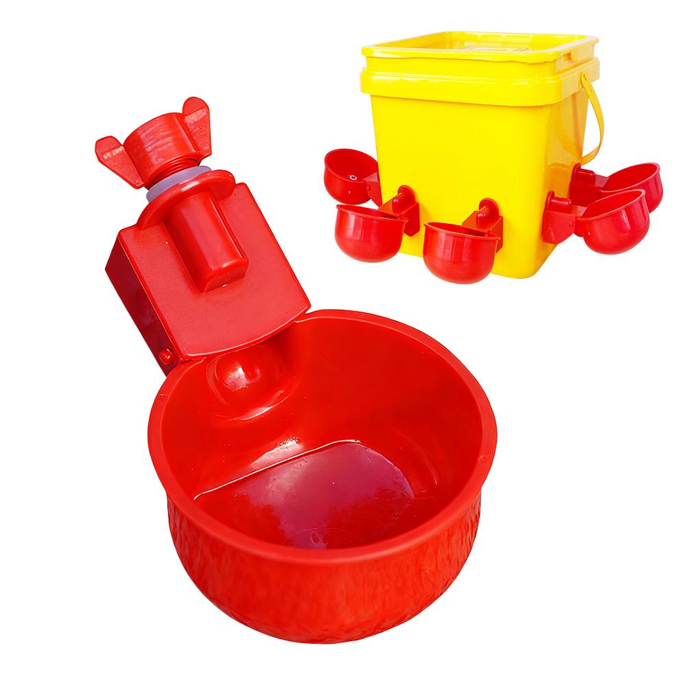 Automatic Poultry Drinker Pigeon/Chicken Waterer Water Bowl Hanging Poultry Feeder Portable Poultry Raising Supplies