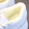12CM Genuine Leather Platform Wedge Casual Chunky Sneakers Women Shoes Ankle Boots Spring Autumn Winter Plush Warm Shoes