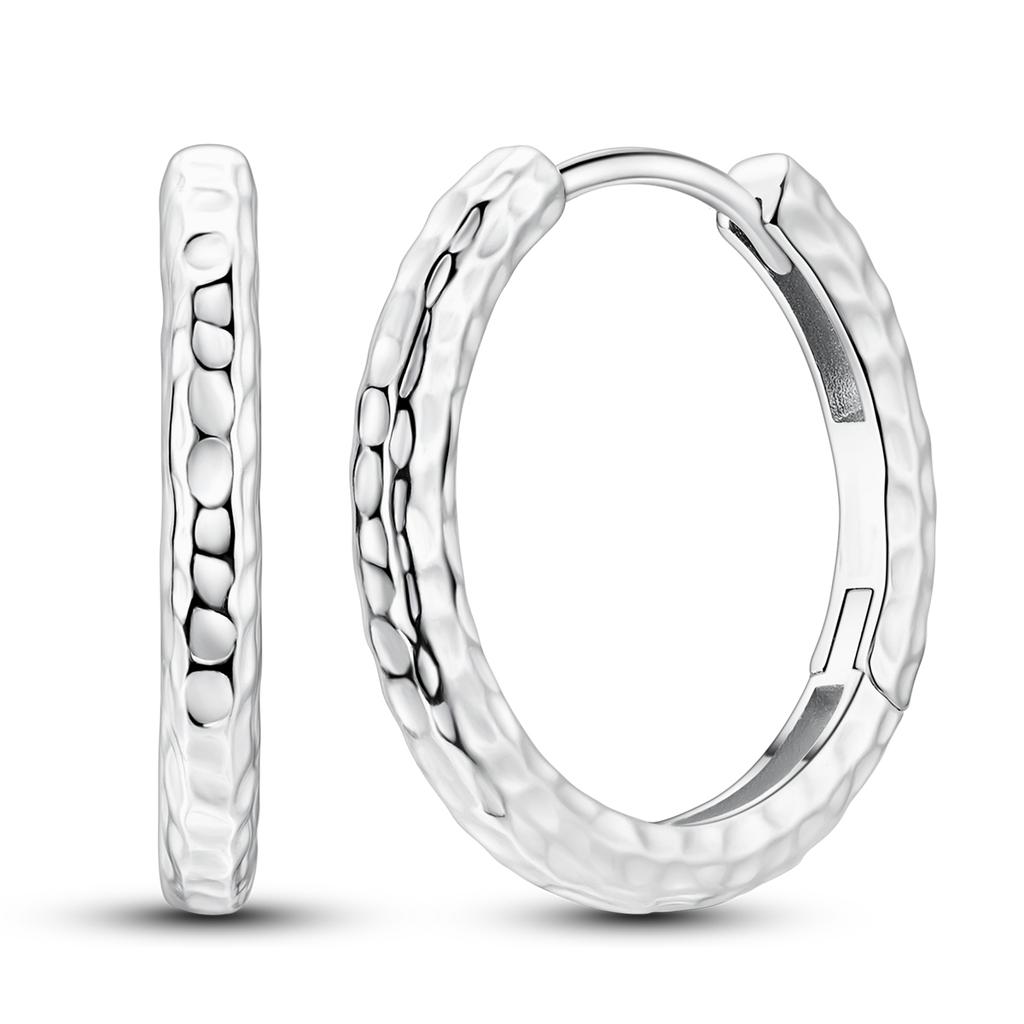 Woman Earring 925 Silver Original Eardrop Hoop Earring Sunflower Bee Bow Fashion Jewelry