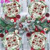 20pcs Disposable Napkins with Christmas Fruit Pattern Print for Wedding,Parties,and Daily Use for Thanksgiving Fall Christmas Table Decoration