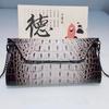 New chain bag European and American trend crocodile pattern leather clutch bag women's foreign trade cross-border wholesale shoulder messenger