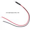 50Pcs Diode Wired Luminous Round Head Highlight Straight Plug LED Beads 12V 3mm LED Diode Wired