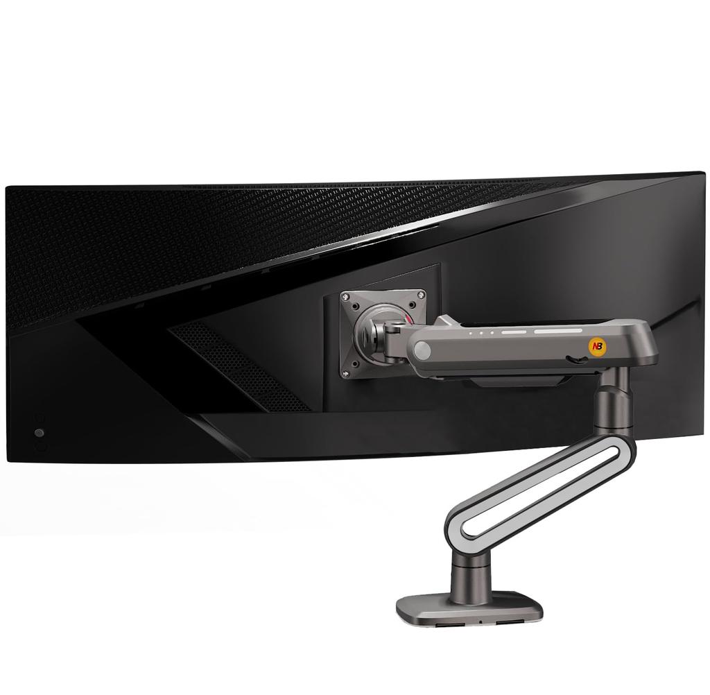 NB ERGONOMIC Monitor Arm Load Capacity Supports up to 50 inches Display Arm Single Monitor Arm Gaming Monitor Arm 2-18kg VESA75x75mm/100x100mm J6-G