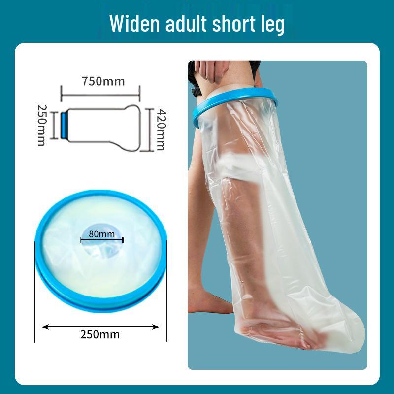 Waterproof Adult Cast & Wound Protector for Knee, Leg, Ankle, and Hand