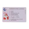 Decoration Sleigh Flying Riding License Christmas Card Christmas Gift Santa Claus Driving License
