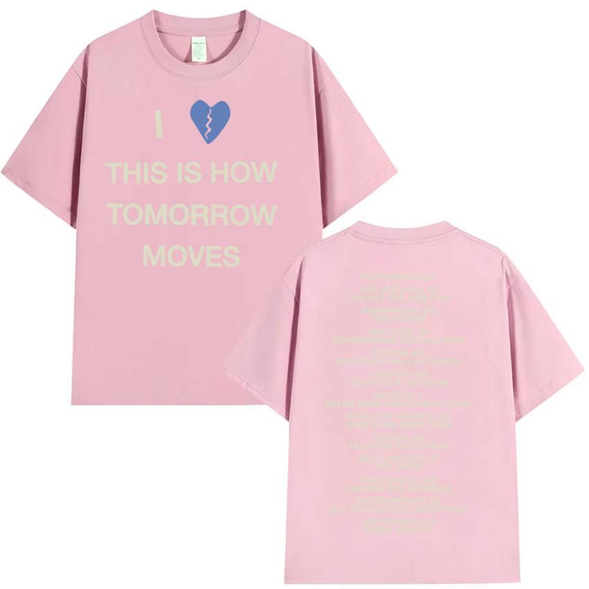 Beabadoobee I Love This Is How Tomorrow Moves Tour 2025 T-Shirt Men Women Vintage Harajuku  T-shirts Summer Tops