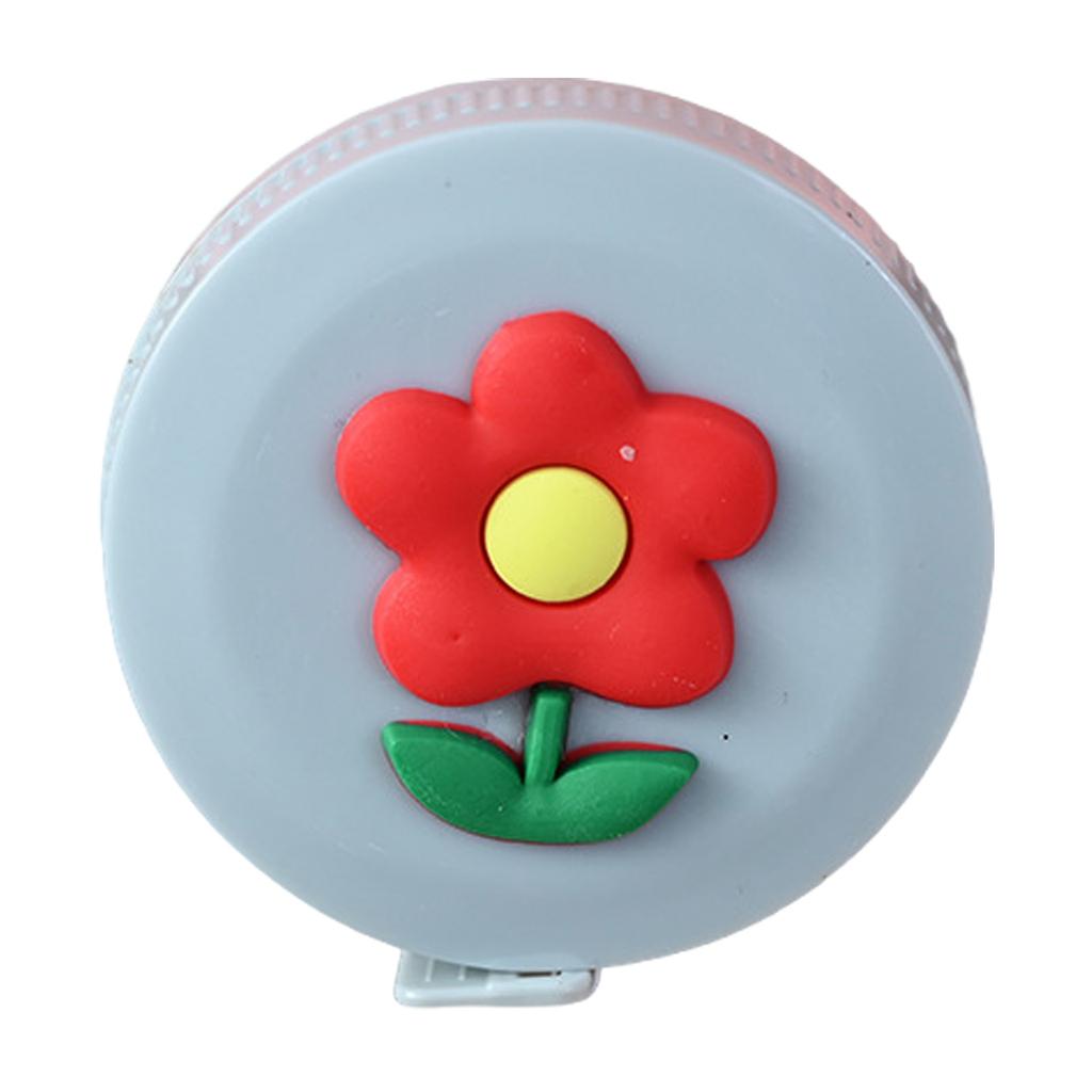 150cm Mini Retractable Tape Measure Cute Floral Strawberry Design Sewing Ruler for Home Crafts and Outdoor Activity