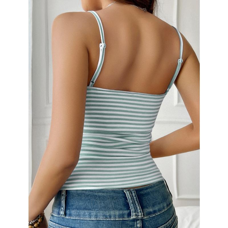 Hot Girl Style Suspender Casual T-shirt Tops and Vests Women's Spring and Summer Independent Station