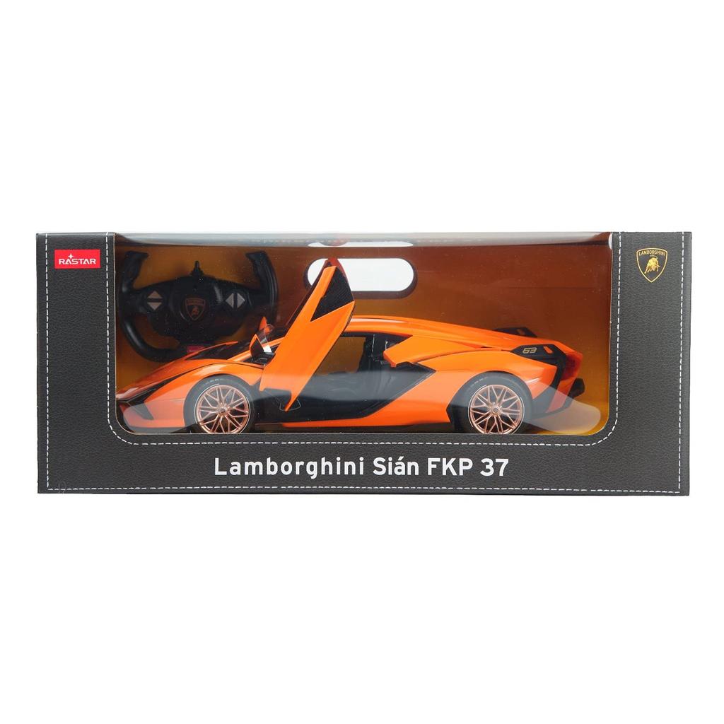 RASTAR Scale Lamborghini FKP 37 Radio Control Toy Car 1/14 2.4Ghz Sián (Orange)