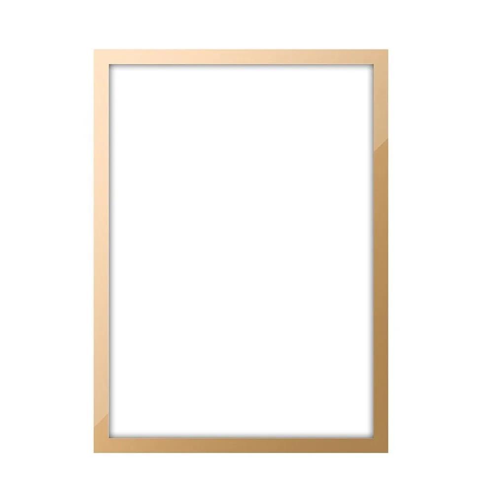 A3 A4 8,5x11 дюймов Магнитная фоторамка Самоклеящаяся настенная Декор для дома Магнитная доска для демонстрации Дисплей для фотографий A4 золотой