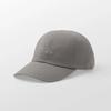 Cotton Twill 6-Panel Logo Ball Cap_Gray