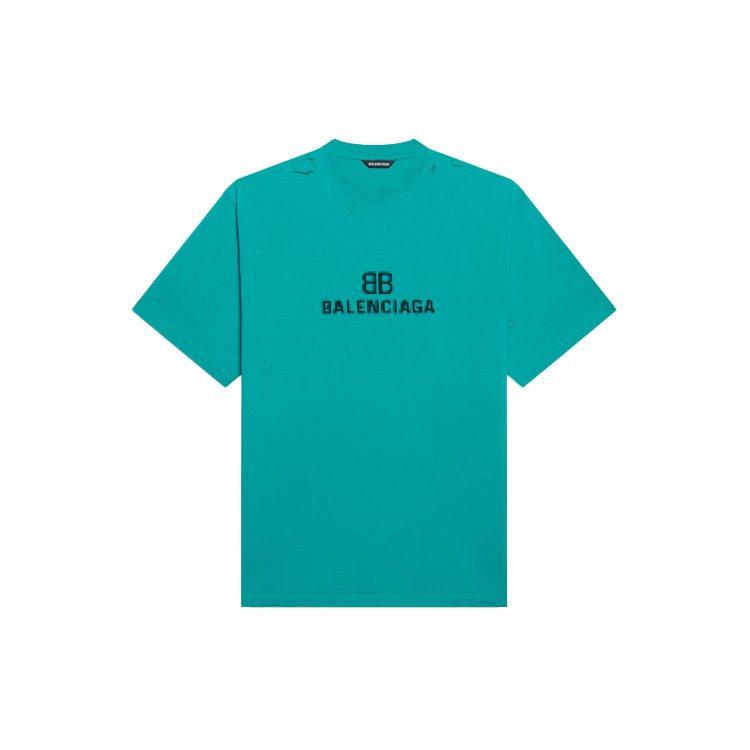 Balenciaga Bb Pixel Boxy T Shirt 651795TKVF53660