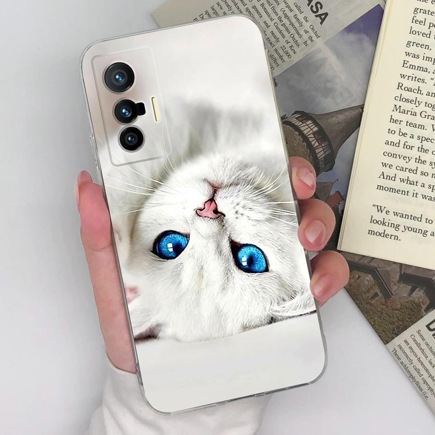 For Vivo X200S X27 X60 X80 X70 Pro Plus X21 Phone Covers Beautiful Forest Patterns Ultra Thin Transparent TPU Anti Fall Protective Shell For Vivo Case