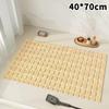 Non Slip Soft Bath Shower Mat With Textured Grip And Fast Drain Holes Perfect For Bathroom Tub Wet Floor Daily Use