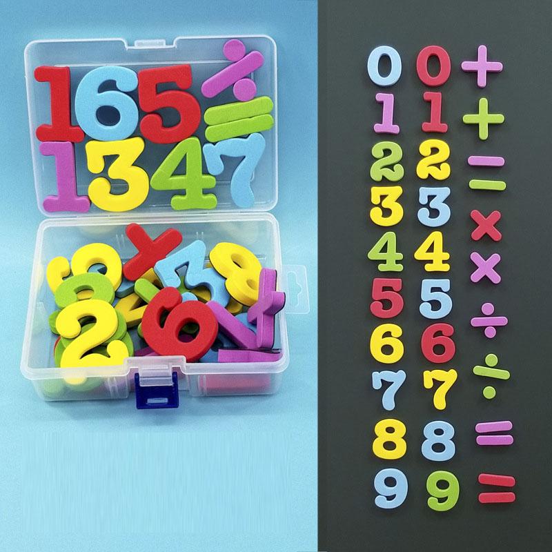 Adesivos Magnéticos de Letras para Crianças Não Tóxicos Alfabeto Inglês Magnético Número Adesivo para Geladeira Brinquedos Educacionais Clássicos para Crianças