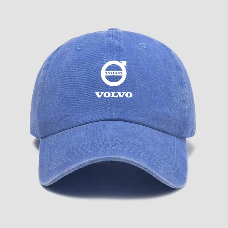 For Volvo Emblem Motorcycle Prints Car Logo Fashion Outdoor Summer Sport Hat Baseball Cap Spring Autumn Adjustable Sunscreen Hat