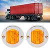 2 STÜCK 6LED Heckleuchte IP67 Bootsnavigation LKW Kreuzfahrten Rund Seitenheckleuchte