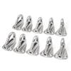 2/5/10PCS 316 Stainless Steel Snap Attach Rope Hook Hardware Marine Boat Spring Locked Fender Fending Hooks Fender Spring Hook