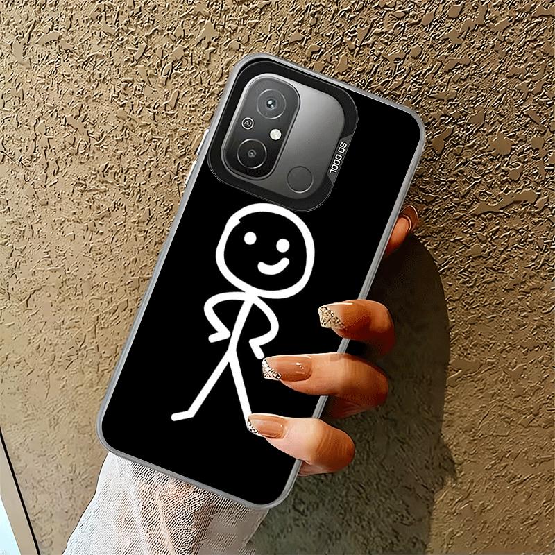 Funny Stickman Matchman Soft Phone Case for Xiaomi Redmi 15C 15 14C 13C 12C Poco X5 X6 X7 Pro X3 F8 F7 Ultra M8 13 12 Cover Back
