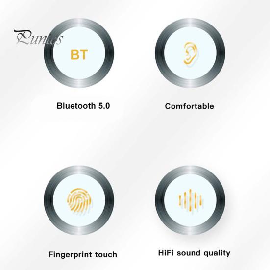 Air2S True Wireless Stereo Bluetooth-compatible 5.0 Wireless Digital Display In-ear Sports Earphones Earbuds
