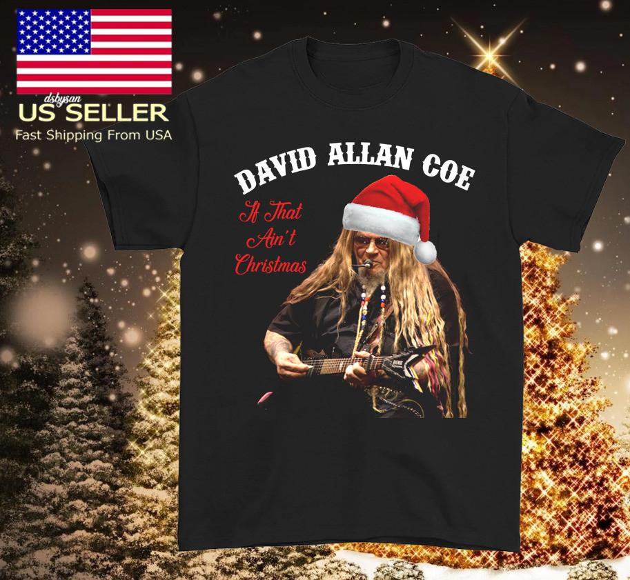 

Merry Christmas David Allan Coe Black All Size Shirt Adults ES041 Unisex T-Shirt XXXL