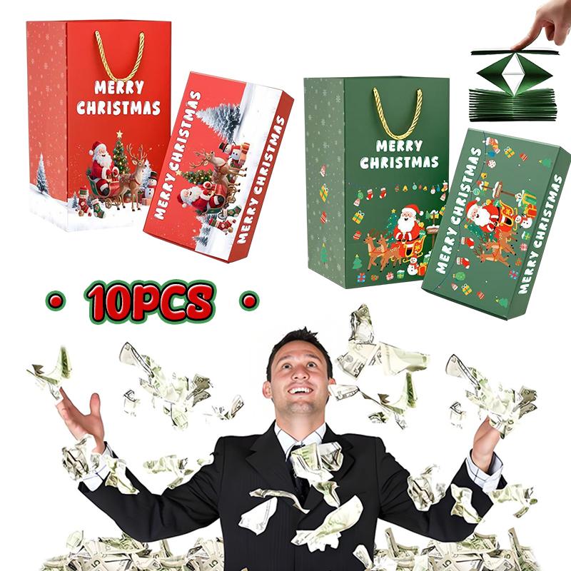 

Surprise Gift Box Explosion For Money, Folding Bouncing Pop-Up Explosion Gift Box, Christmas Surprise Box