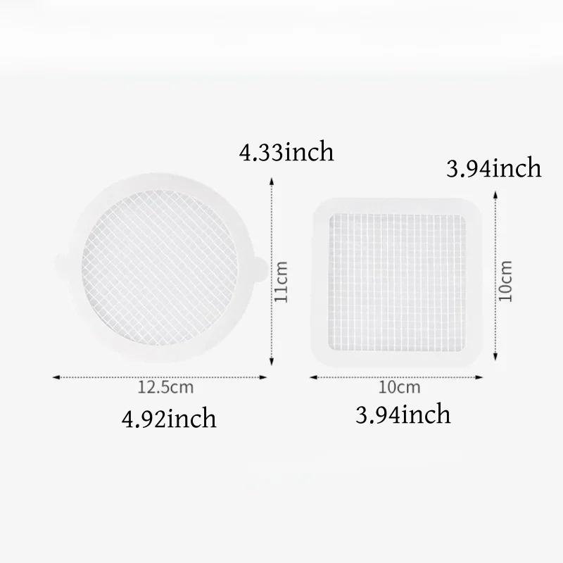 1/5/10pcs Disposable Hair Catcher Pet Hair Shower Drain Mesh Filter Mesh Cover Strainer for Bathroom Bathtub Kitchen Sink Drain