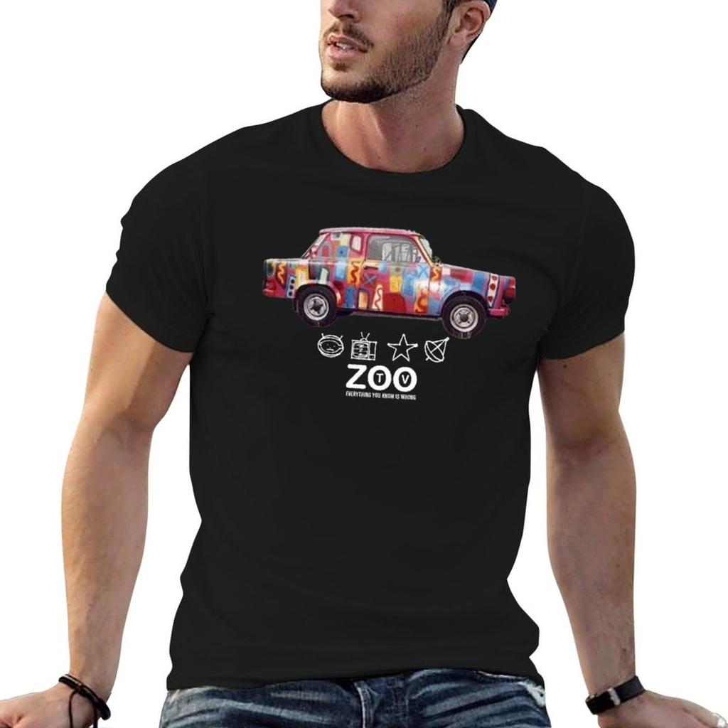Achtung Baby Zoo Tvby Abel2017 Tshirt Oversized Graphic Tee Funny Costumes Anime Shirts Unisex