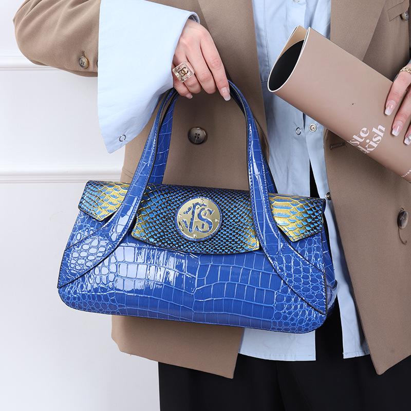 Elegant Snake Pattern Handbag: Versatile, Spacious, and Stylish Shoulder Bag for Women - 2025 New Design