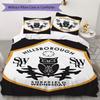 Sheffield Wednesday  Pattern Bedding Uilt Set Uilt Cover Pillowcase Home Decoration Birthday Gift (1 * Duvet Cover + 2 * Pillowcase  Without Core)