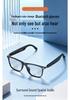 European & American Design AI Translation Smart Bluetooth Music Glasses – Magnetic Charge, Waterproof, High-Quality Texture.