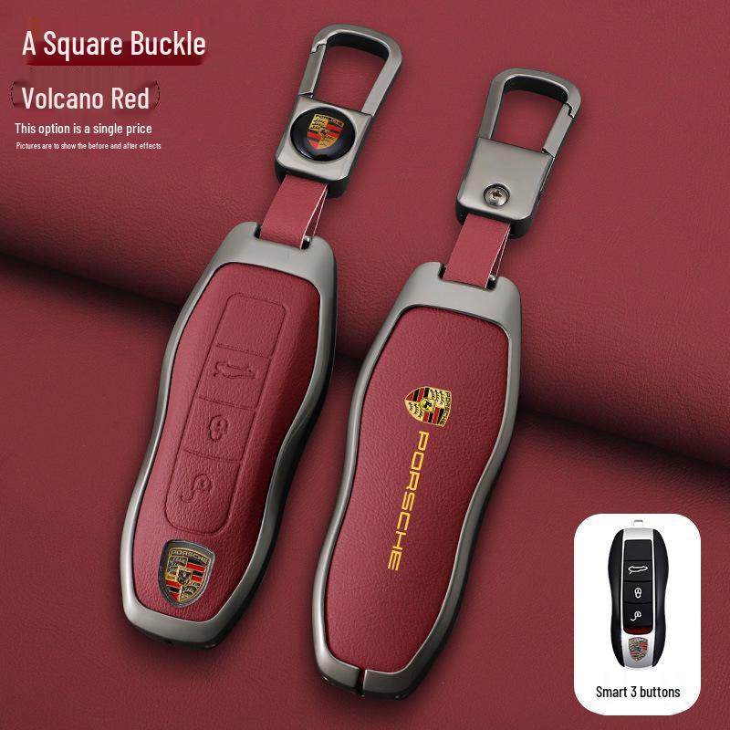 Porsche Key Case for New Macan, Cayenne, Panamera, 911, Maca, 718