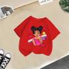 Children T-shirt Kids 100% Cotton Clothes Tops 2-13Y Loose-fit Casual Crew Neck Short-sleeve T-shirt