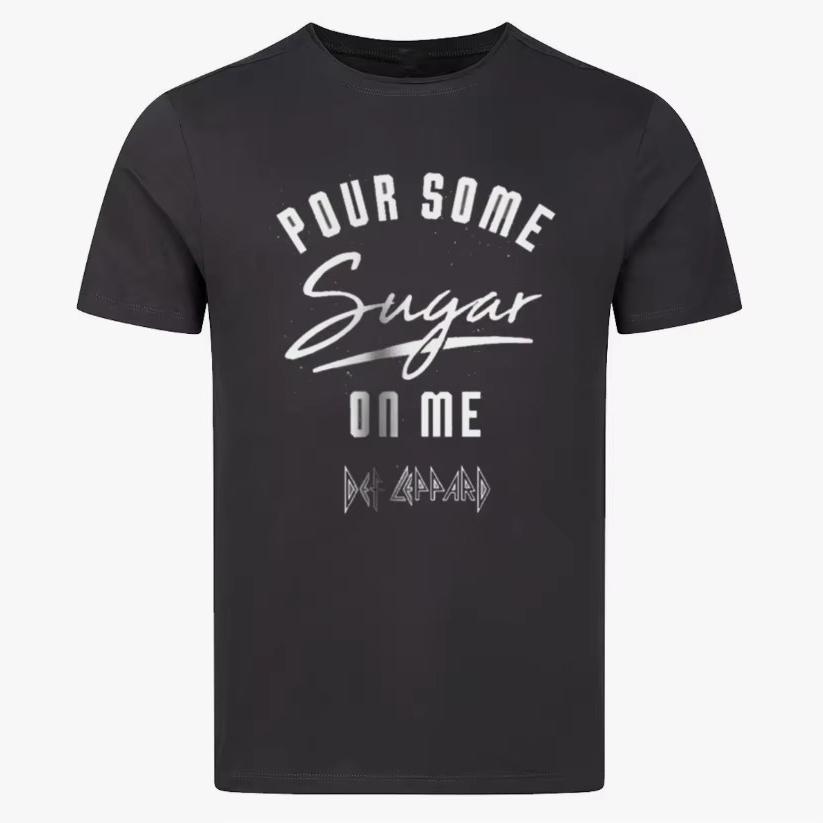 2026 Summer Hot Sale Rock Band Def Leppard Graphic T-shirt Unisex Y2K Gothic Cotton Oversized T-shirt Hip Hop Round T-shirt