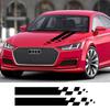 2pcs Car Hood Cover Sticker Auto Vinyl Film Long Stripe Decals Stylish Graphics Car Sport Styling Sticker Tuning Car Accessories